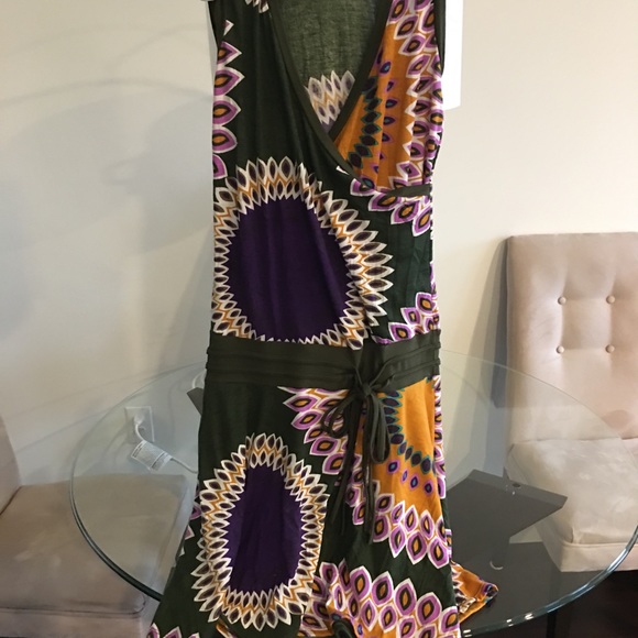 Kathmandu Imports Dresses Kathmandu Dress Medallion Boho Drop Waist